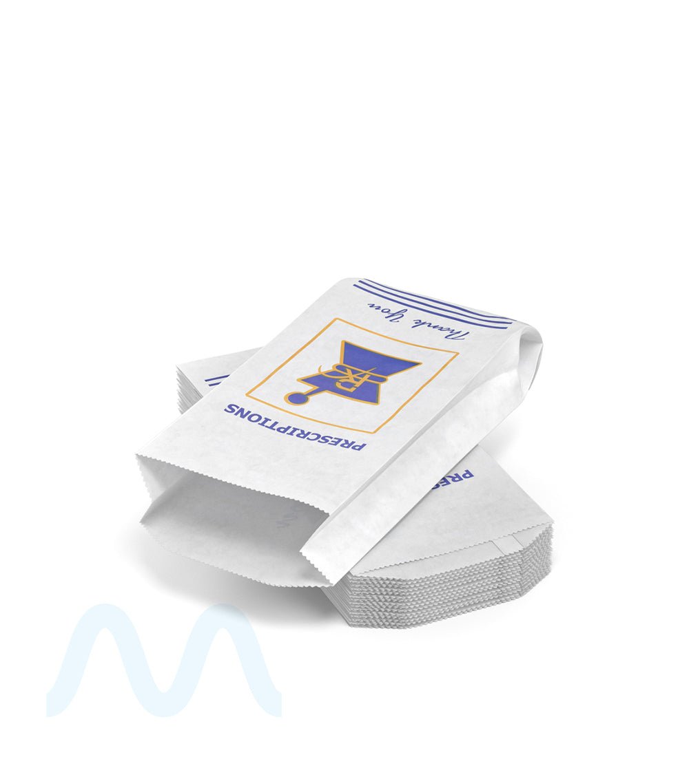 Pharmacy Prescription Bags | Medium - Kraft - 1000 Count - 7