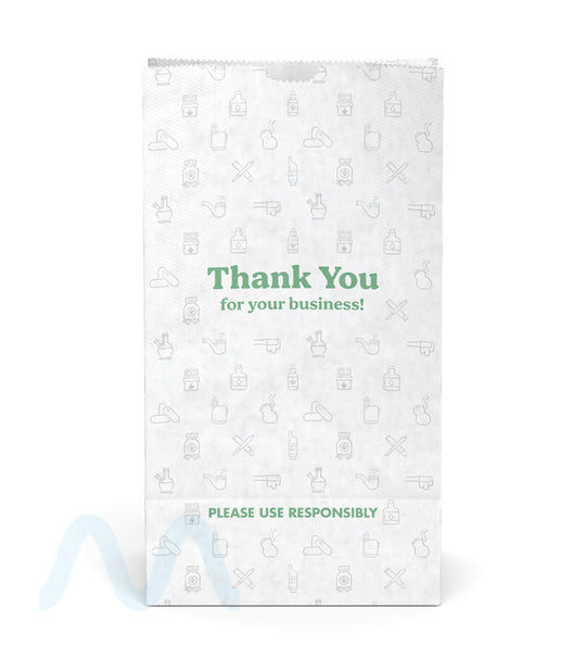 Thank You Bags | X Large - Kraft - 1000 Count