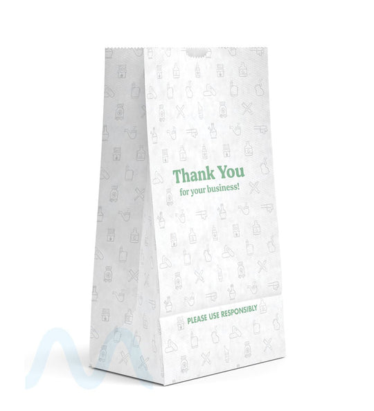 Thank You Bags | X Large - Kraft - 1000 Count - 3