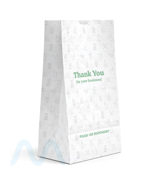 Thank You Bags | X Large - Kraft - 1000 Count