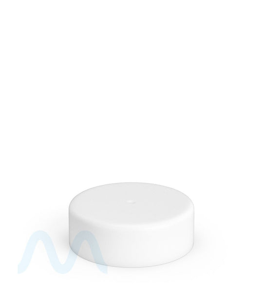 Child Resistant | Smooth Push Down & Turn Plastic No Text Caps w/ Foil Liner | 38mm - Matte White - 320 Count - 1