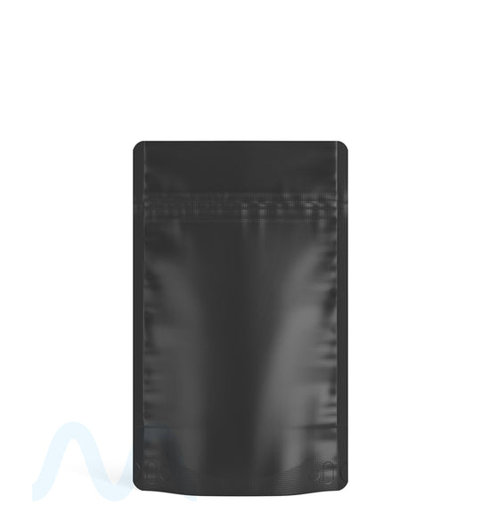 Tamper Evident | Matte Black Mylar Bags (No Tear Notch) | 4in x 6.5in - 7g - 1000 Count - 2