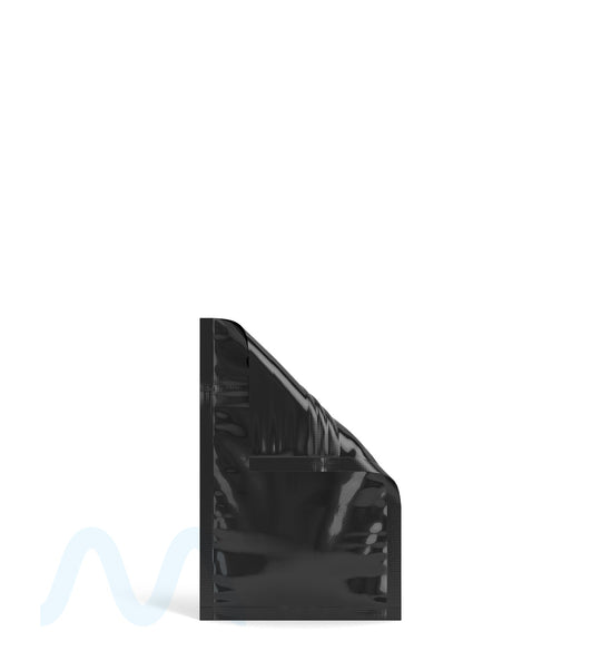 Tamper Evident | Glossy Black Mylar Bags (No Tear Notch) | 3in x 4.5in - 1g - 1000 Count - 5