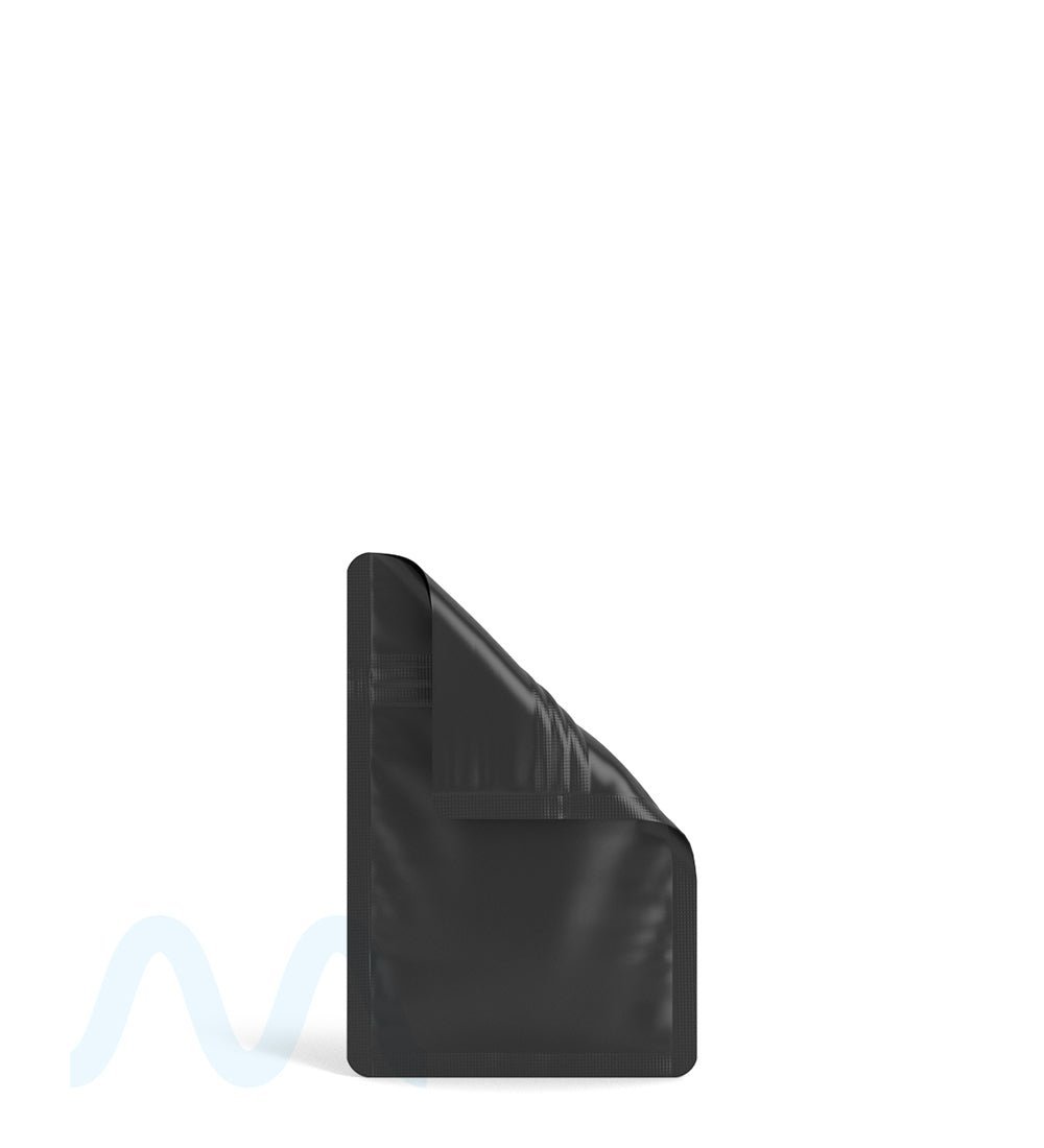 Tamper Evident | Matte Black PCR Mylar Bags (No Tear Notch) | 3in x 4.5in - 1g - 1000 Count - 4