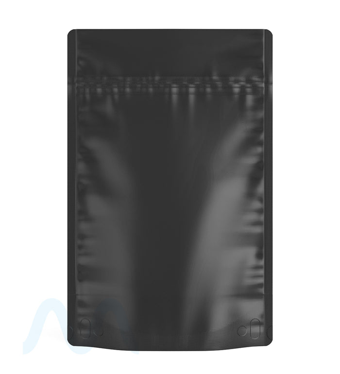 Tamper Evident | Matte Black PCR Mylar Bags (No Tear Notch) | 6in x 9.3in - 28g - 1000 Count Image