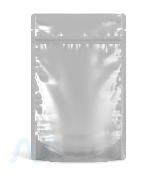 Tamper Evident | Matte Black Vista Mylar Bags (Tear Notch) | 6in x 9.3in - 28g - 1000 Count