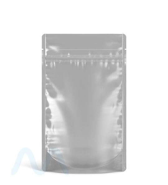 Tamper Evident | Matte Black Vista Mylar Bags (Tear Notch) | 5in x 8.1in - 14g - 1000 Count