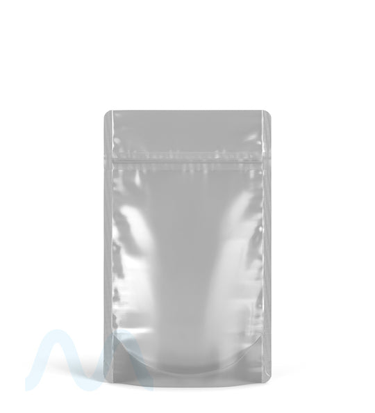 Tamper Evident | Matte Black Vista Mylar Bags (No Tear Notch) | 4in x 6.5in - 7g - 1000 Count