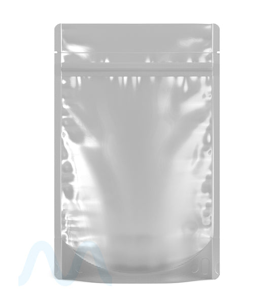 Tamper Evident | Matte White Vista Mylar Bags (Tear Notch) | 6in x 9.3in - 28g - 1000 Count - 2