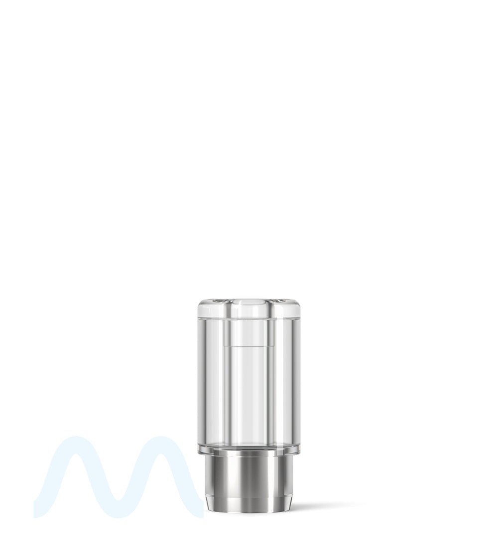 AVD | Round Vape Mouthpiece for Plastic Cartridges | Clear Plastic - Press On - 600 Count - 1