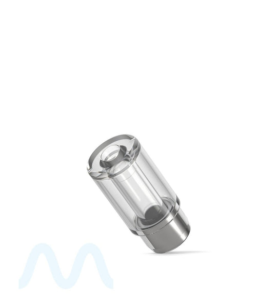 AVD | Round Vape Mouthpiece for Plastic Cartridges | Clear Plastic - Press On - 600 Count - 5