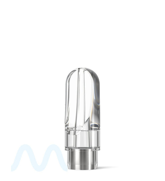 AVD | Flat Vape Mouthpiece for Plastic Cartridges | Clear Plastic - Press On - 600 Count - 1