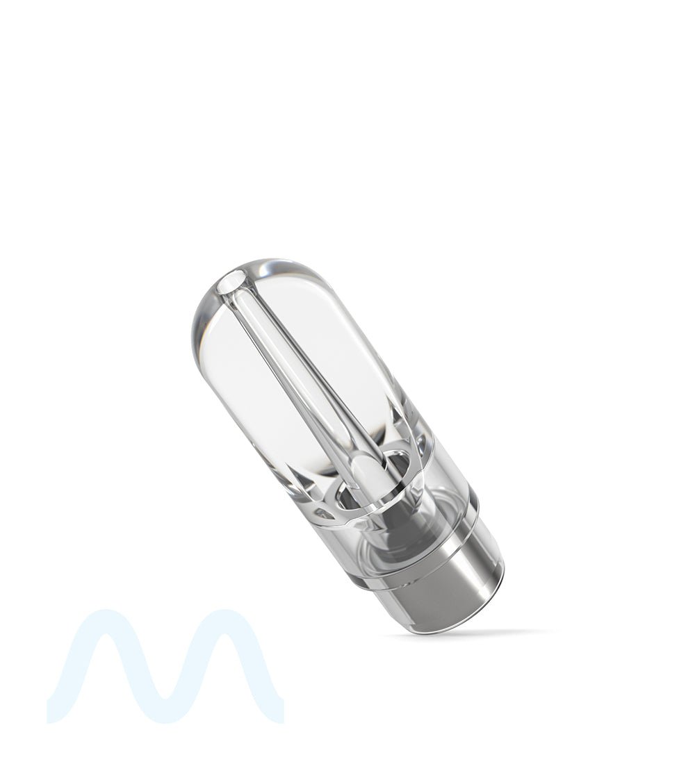 AVD | Flat Vape Mouthpiece for Plastic Cartridges | Clear Plastic - Press On - 600 Count - 5