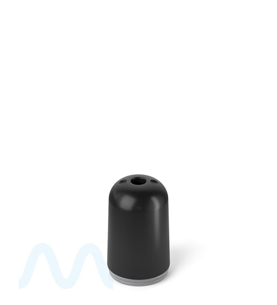 AVD | Round Vape Mouthpiece for Glass Cartridges | Black Plastic - Screw On - 600 Count - 2