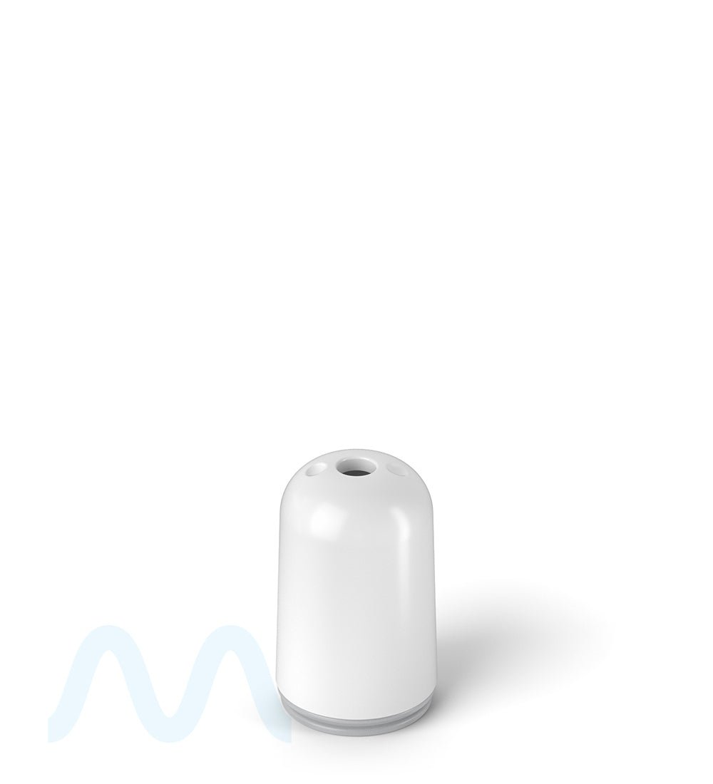 AVD | Round Vape Mouthpiece for Glass Cartridges | White Plastic - Screw On - 600 Count - 2