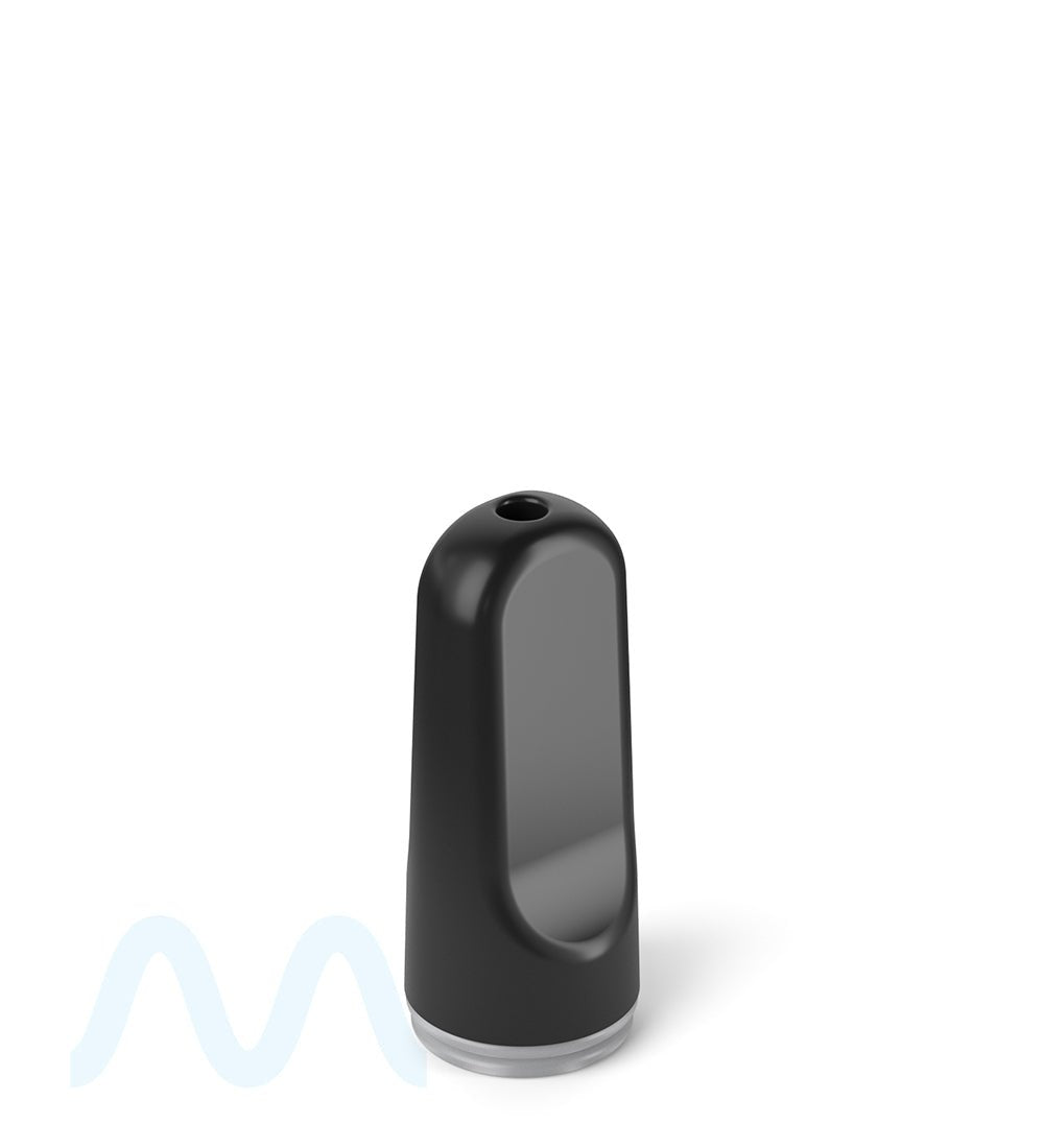 AVD | Flat Vape Mouthpiece for Glass Cartridges | Black Ceramic - Screw On - 600 Count - 2