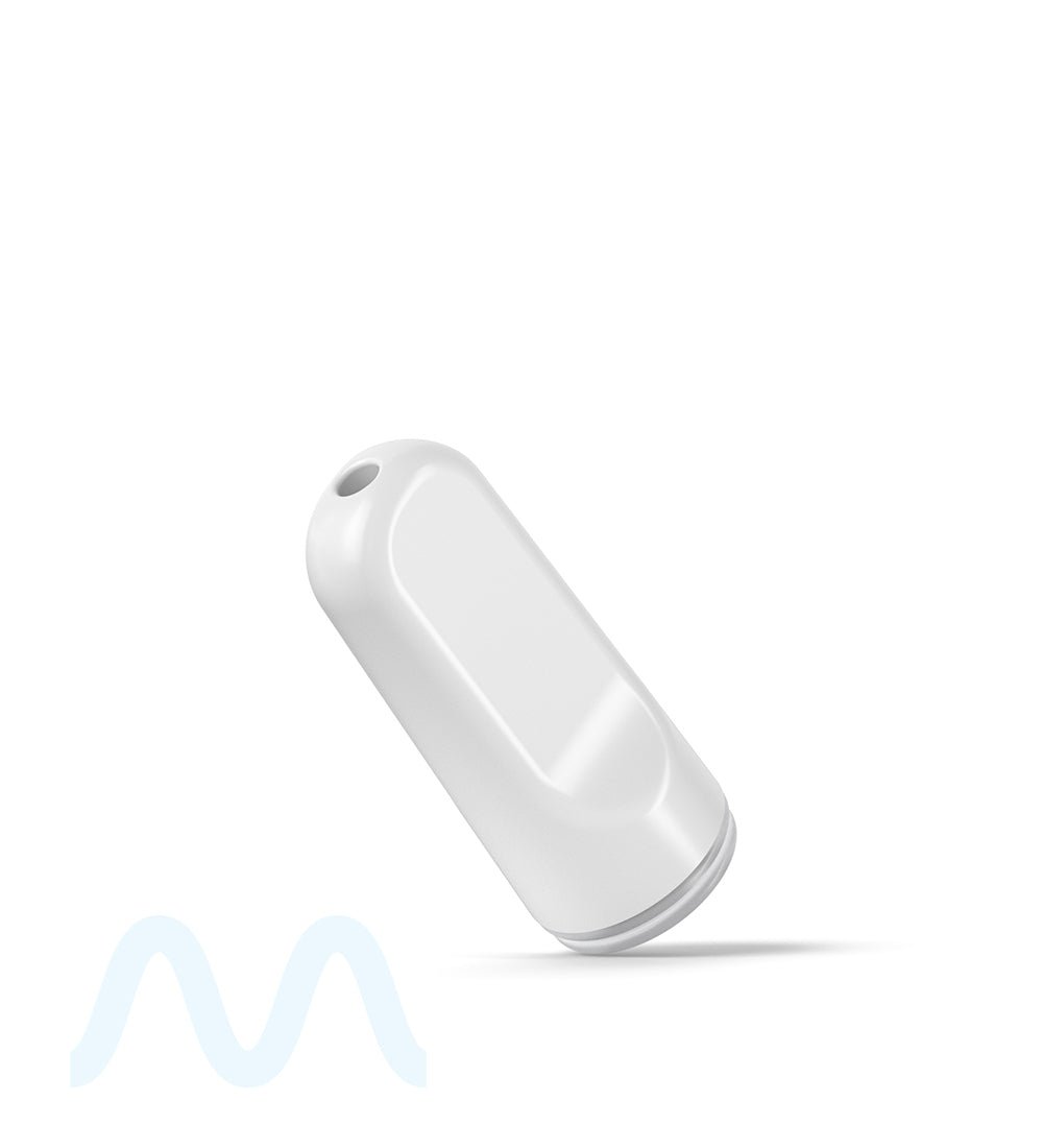 AVD | Flat Vape Mouthpiece for Glass Cartridges | White Ceramic - Screw On - 600 Count - 5