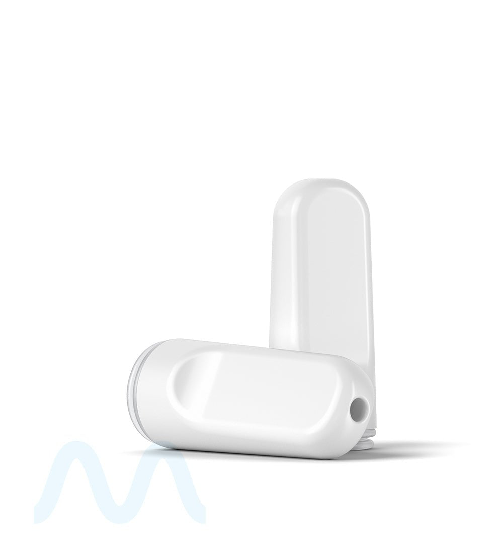 AVD | Flat Vape Mouthpiece for Glass Cartridges | White Ceramic - Screw On - 600 Count - 6