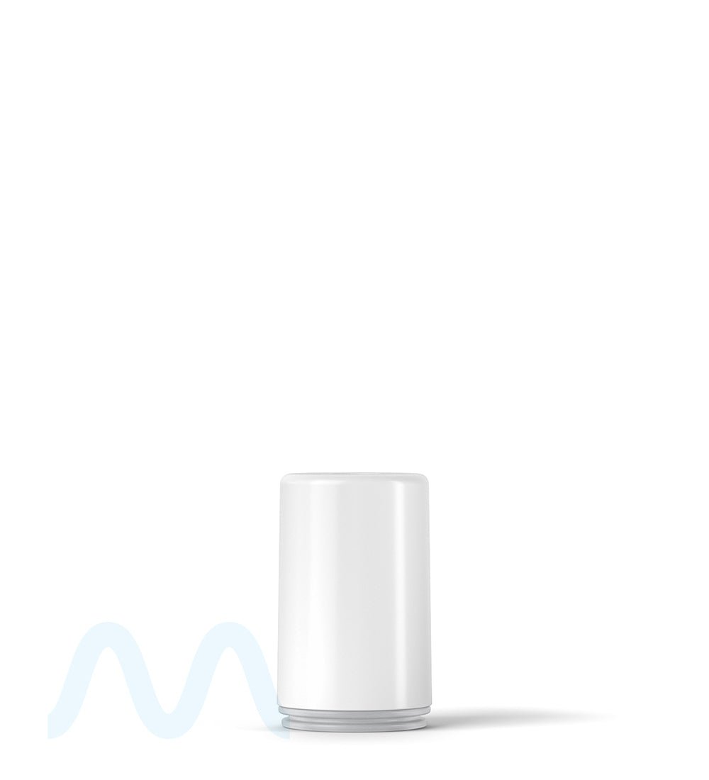 AVD | Barrel Vape Mouthpiece for Glass Cartridges | White Plastic - Eazy Press - 600 Count - 1