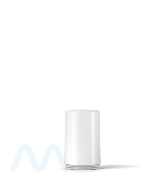 AVD | Barrel Vape Mouthpiece for Glass Cartridges | White Plastic - Eazy Press - 600 Count - 1