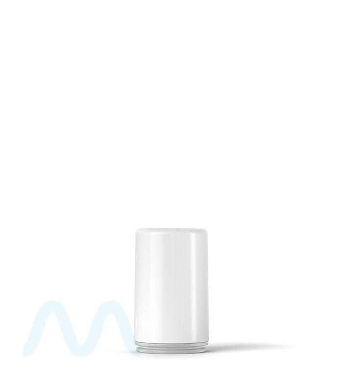 AVD | Barrel Vape Mouthpiece for Glass Cartridges | White Plastic - Eazy Press - 600 Count Image