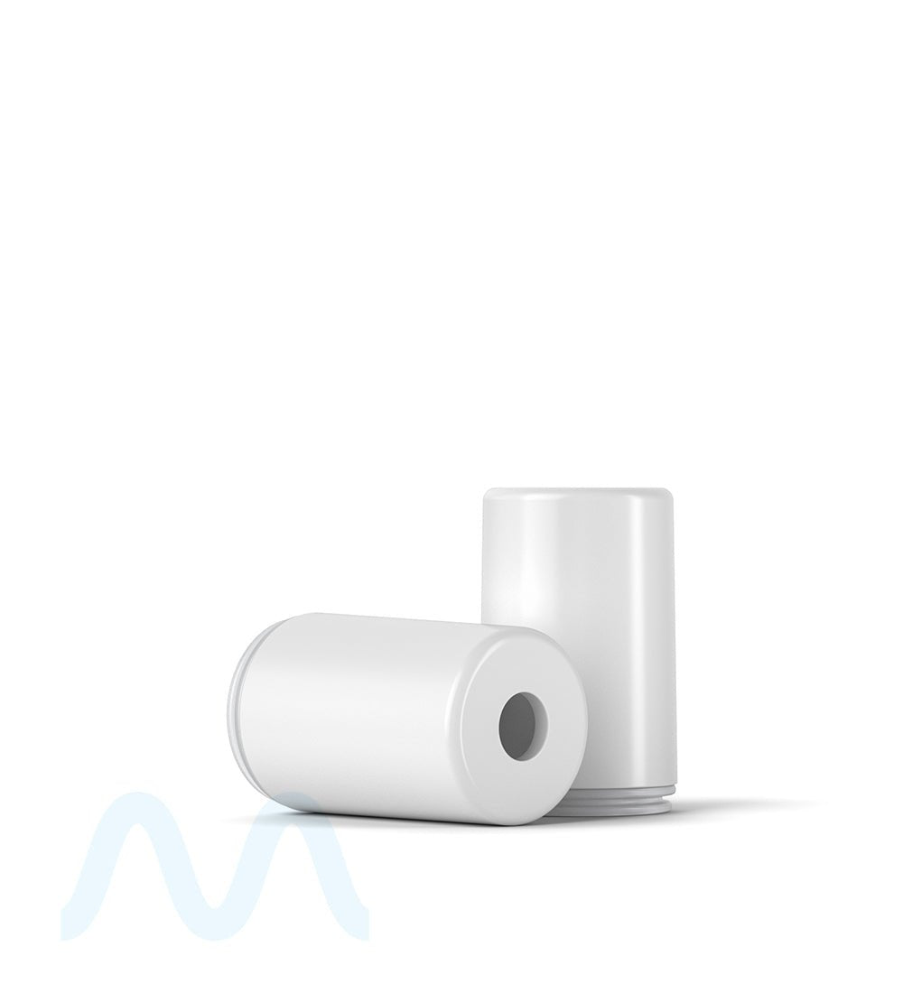 AVD | Barrel Vape Mouthpiece for Glass Cartridges | White Plastic - Eazy Press - 600 Count - 6