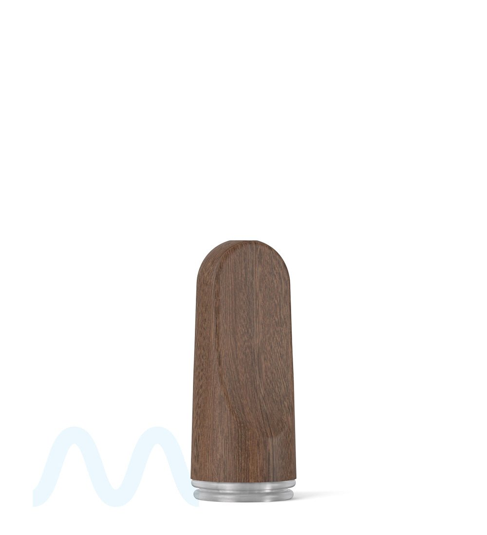 AVD | Flat Vape Mouthpiece for Glass Cartridges | Natural Wood - Screw On - 600 Count - 1