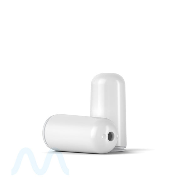 AVD | Bullet Vape Mouthpiece for Glass Cartridges | White Ceramic - Screw On - 600 Count - 6