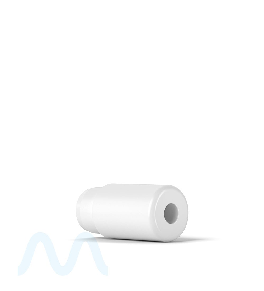 AVD | Barrel Vape Mouthpiece for Plastic Cartridges | White Plastic - Press On - 100 Count - 3