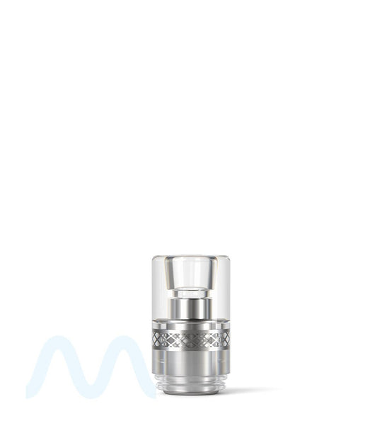 AVD | Barrel Vape Mouthpiece for Glass Cartridges | Clear Plastic - Screw On - 600 Count - 1