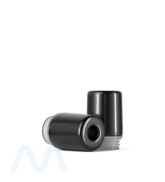 AVD | Barrel Vape Mouthpiece for Glass Cartridges | Black Ceramic - Eazy Press - 600 Count - 6