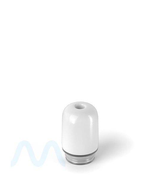 AVD | Round Vape Mouthpiece for Glass Cartridges | White Ceramic - Eazy Press - 600 Count - 2