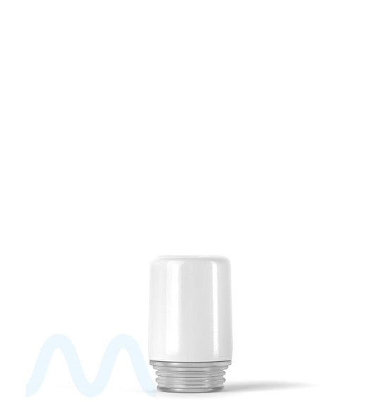 AVD | Barrel Vape Mouthpiece for Glass Cartridges | White Ceramic - Eazy Press - 600 Count - 1