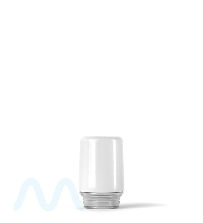 AVD | Barrel Vape Mouthpiece for Glass Cartridges | White Ceramic - Eazy Press - 600 Count Image