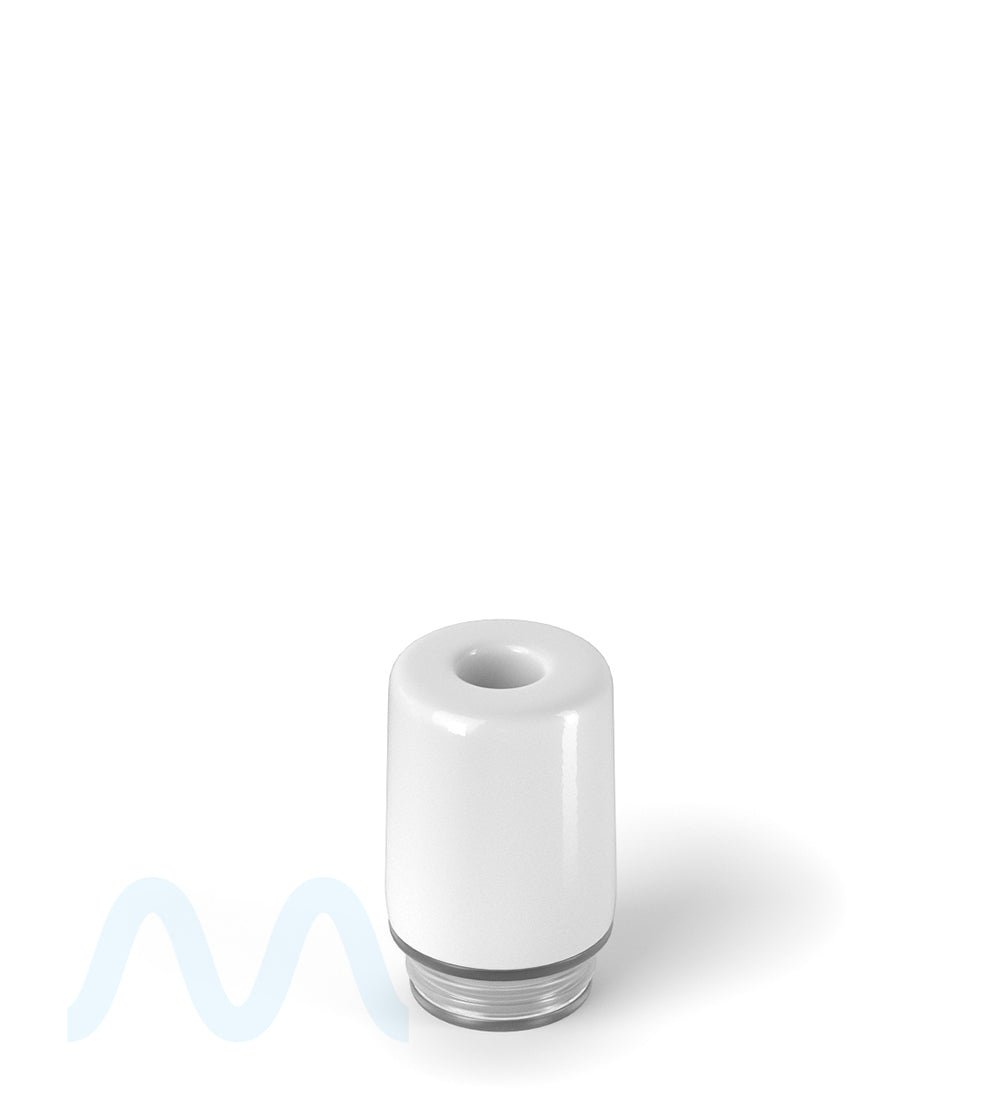 AVD | Barrel Vape Mouthpiece for Glass Cartridges | White Ceramic - Eazy Press - 600 Count - 2