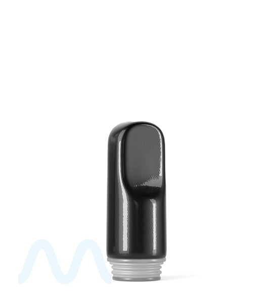 AVD | Flat Vape Mouthpiece for Glass Cartridges | Black Ceramic - Eazy Press - 600 Count