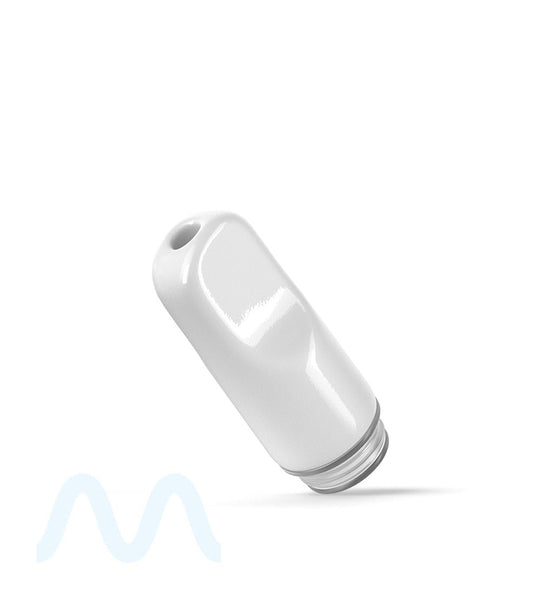 AVD | Flat Vape Mouthpiece for Glass Cartridges | White Ceramic - Eazy Press - 600 Count - 5