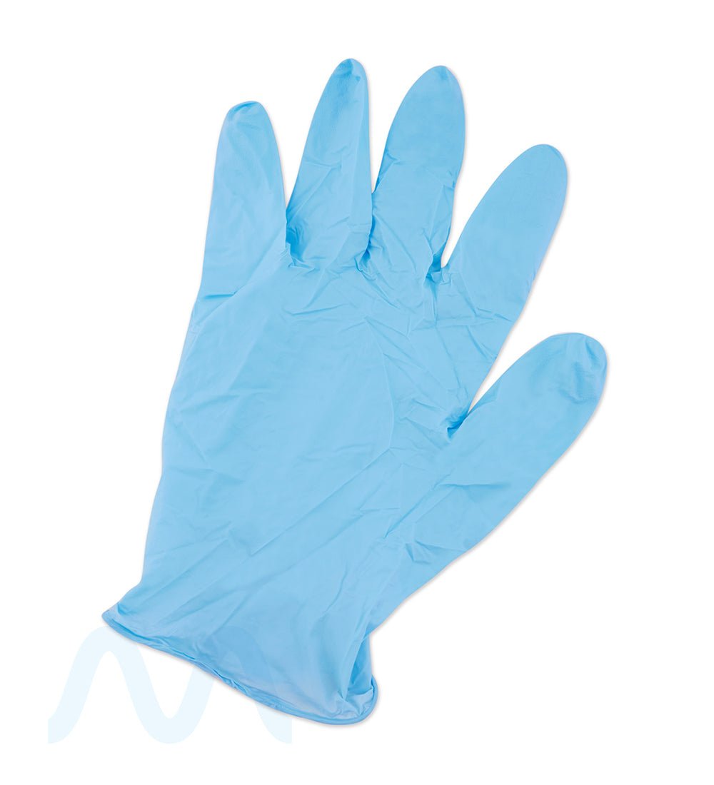 NOBLE | Powder - Free Exam Disposable Gloves | Blue - Nitrile - 100 Count - 6