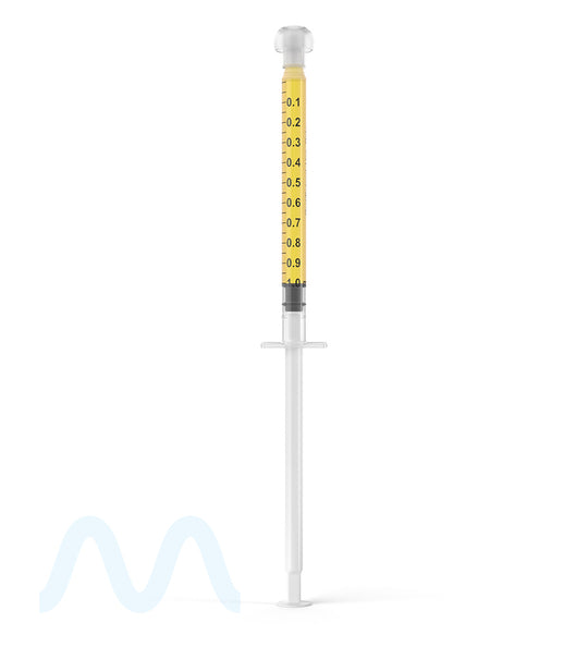 Plastic Oral Concentrate Syringes | 1mL - 0.1mL Increments - 100 Count