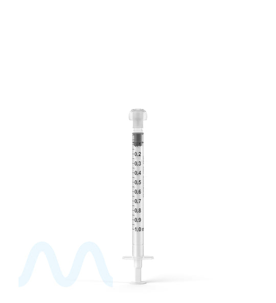 Plastic Oral Concentrate Syringes | 1mL - 0.1mL Increments - 100 Count