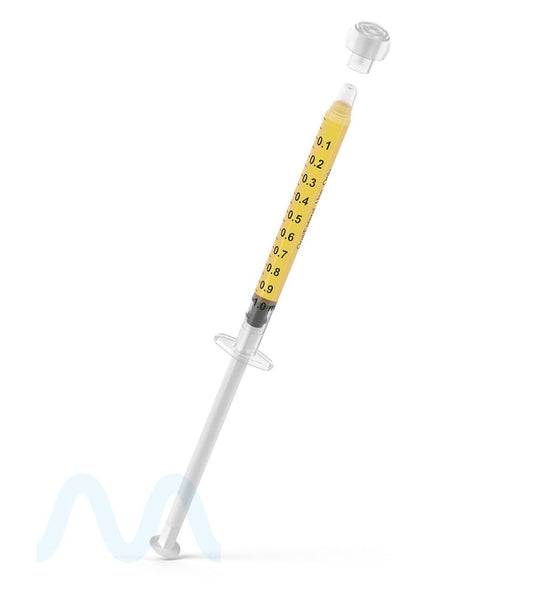 Plastic Oral Concentrate Syringes | 1mL - 0.1mL Increments - 100 Count - 9