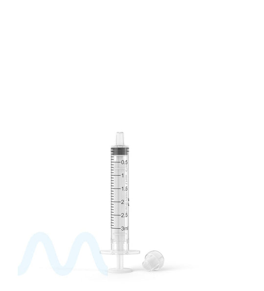 Plastic Oral Concentrate Syringes | 3mL - 0.5mL Increments - 100 Count - 5