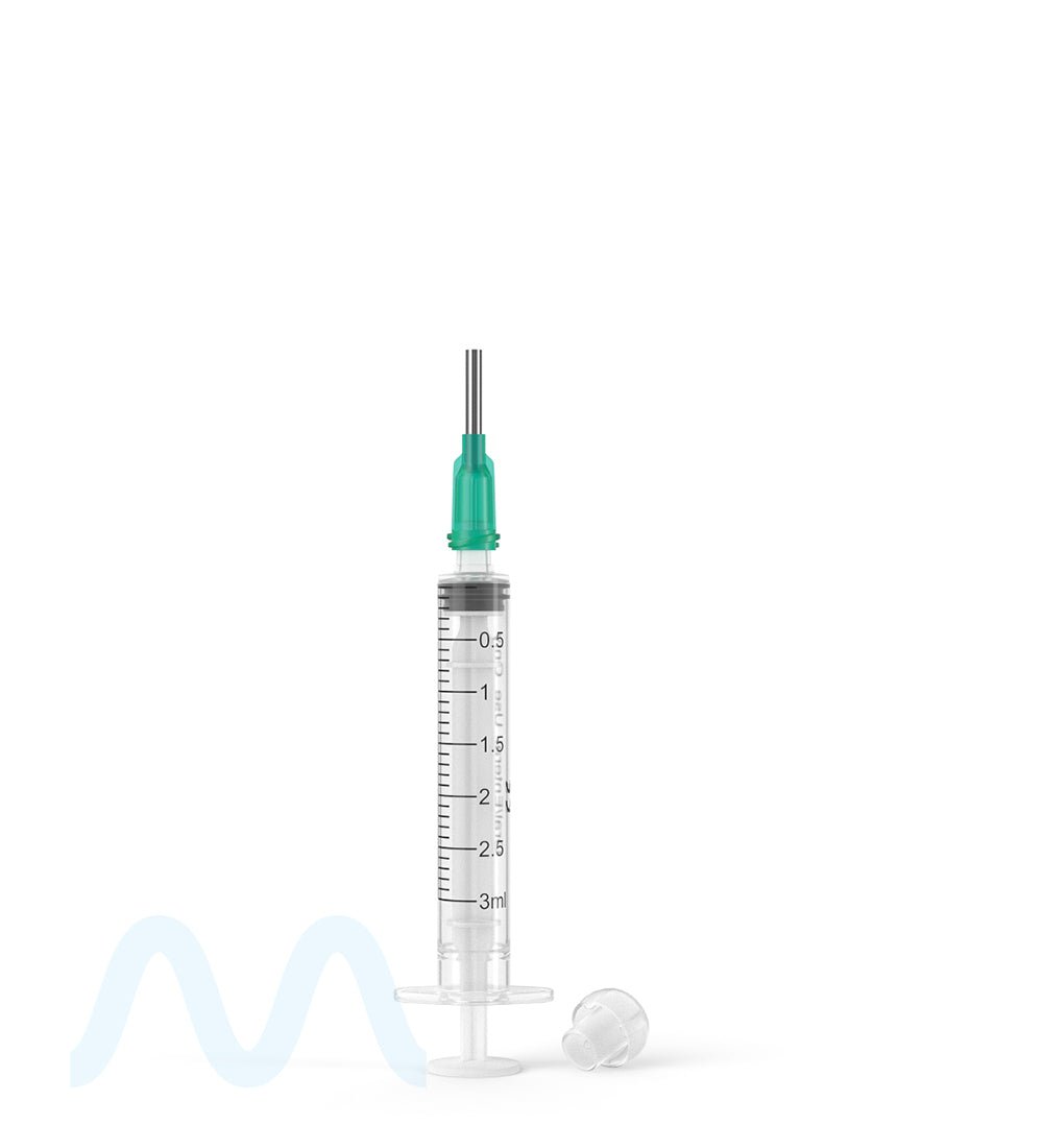 Plastic Oral Concentrate Syringes | 3mL - 0.5mL Increments - 100 Count - 6