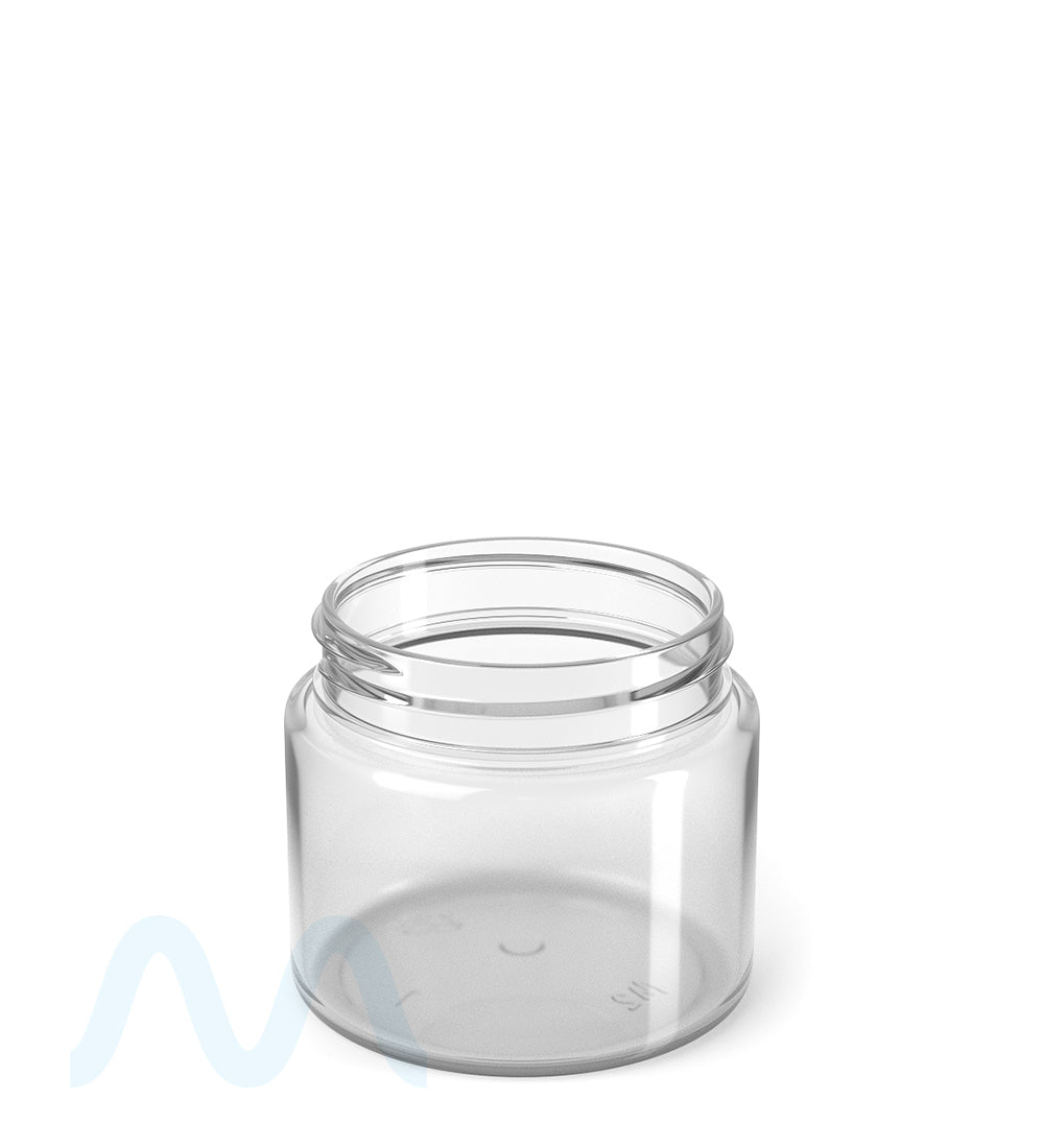 Straight Sided Clear Plastic Jars | 53mm - 3oz - 100 Count