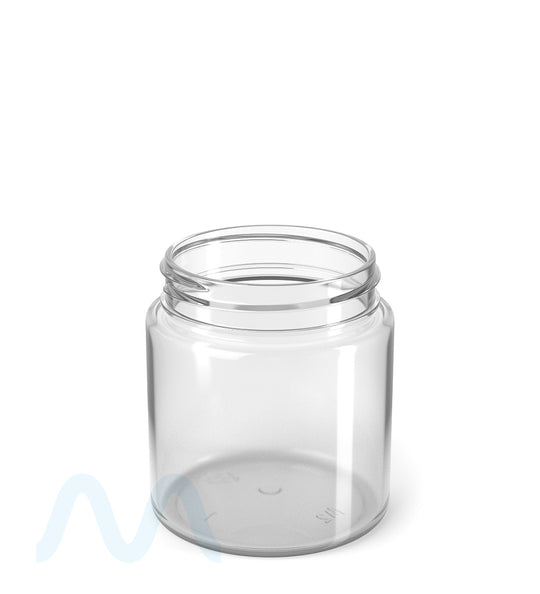 Straight Sided Clear Plastic Jars | 53mm - 4oz - 100 Count