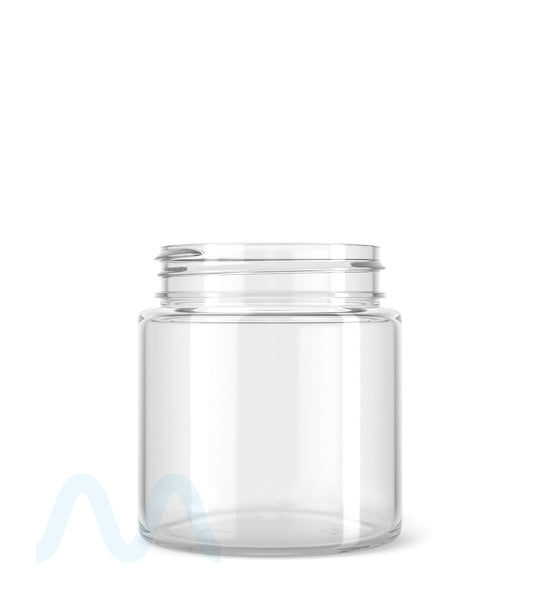 Straight Sided Clear Plastic PCR Jars | 53mm - 4oz - 100 Count