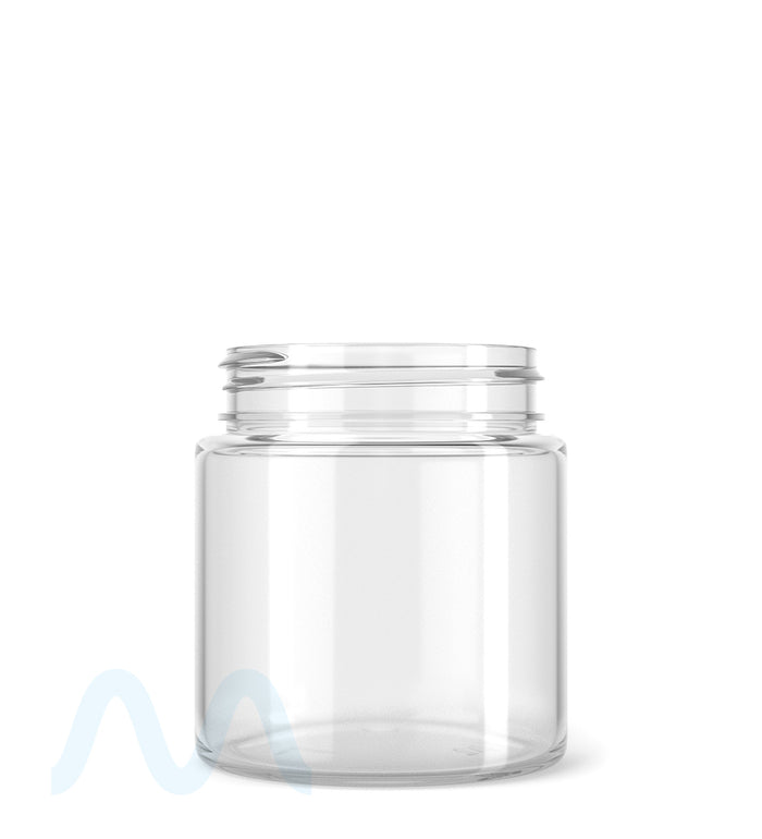 Straight Sided Clear Plastic PCR Jars | 53mm - 4oz - 100 Count Image