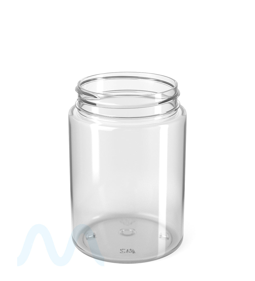 Straight Sided Clear Plastic Jars | 53mm - 6oz - 80 Count