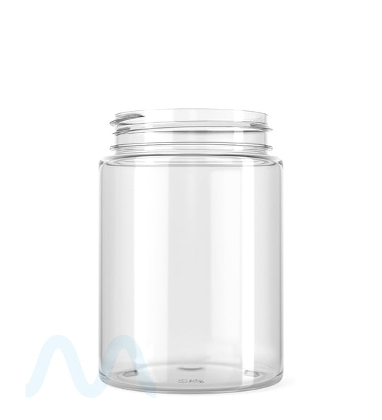 Straight Sided Clear Plastic Jars | 53mm - 6oz - 80 Count