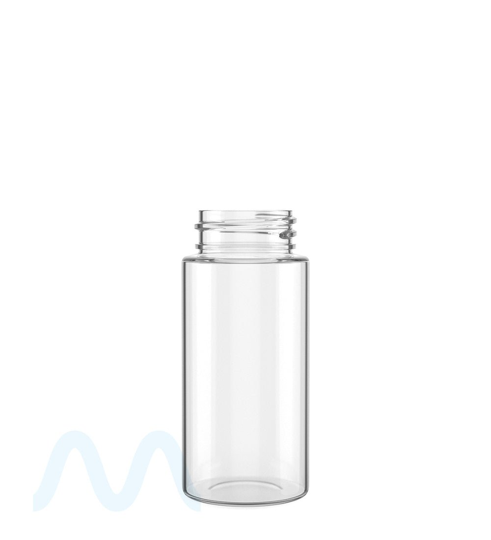 Wide Mouth Straight Sided Clear Plastic Jars for Pre - Rolls | 28mm - 2oz - 250 Count - 2